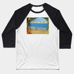 Fishing Paradise at the Beach Baseball T-Shirt